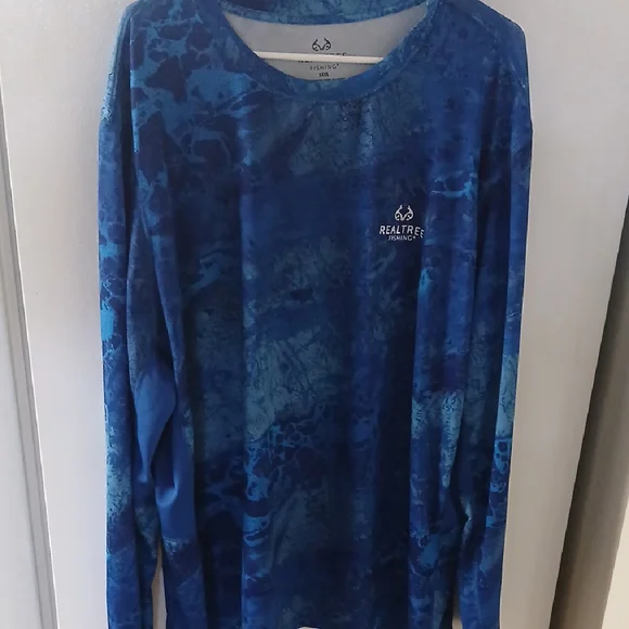 Realtree Blue Long Sleeve Tee - Picture 1 of 6